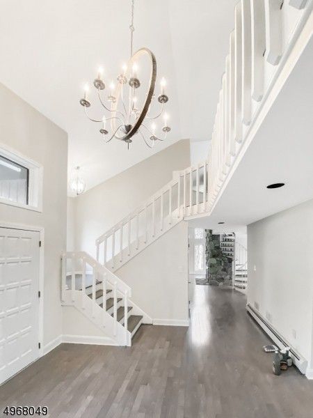 Rustic foyer chandelier