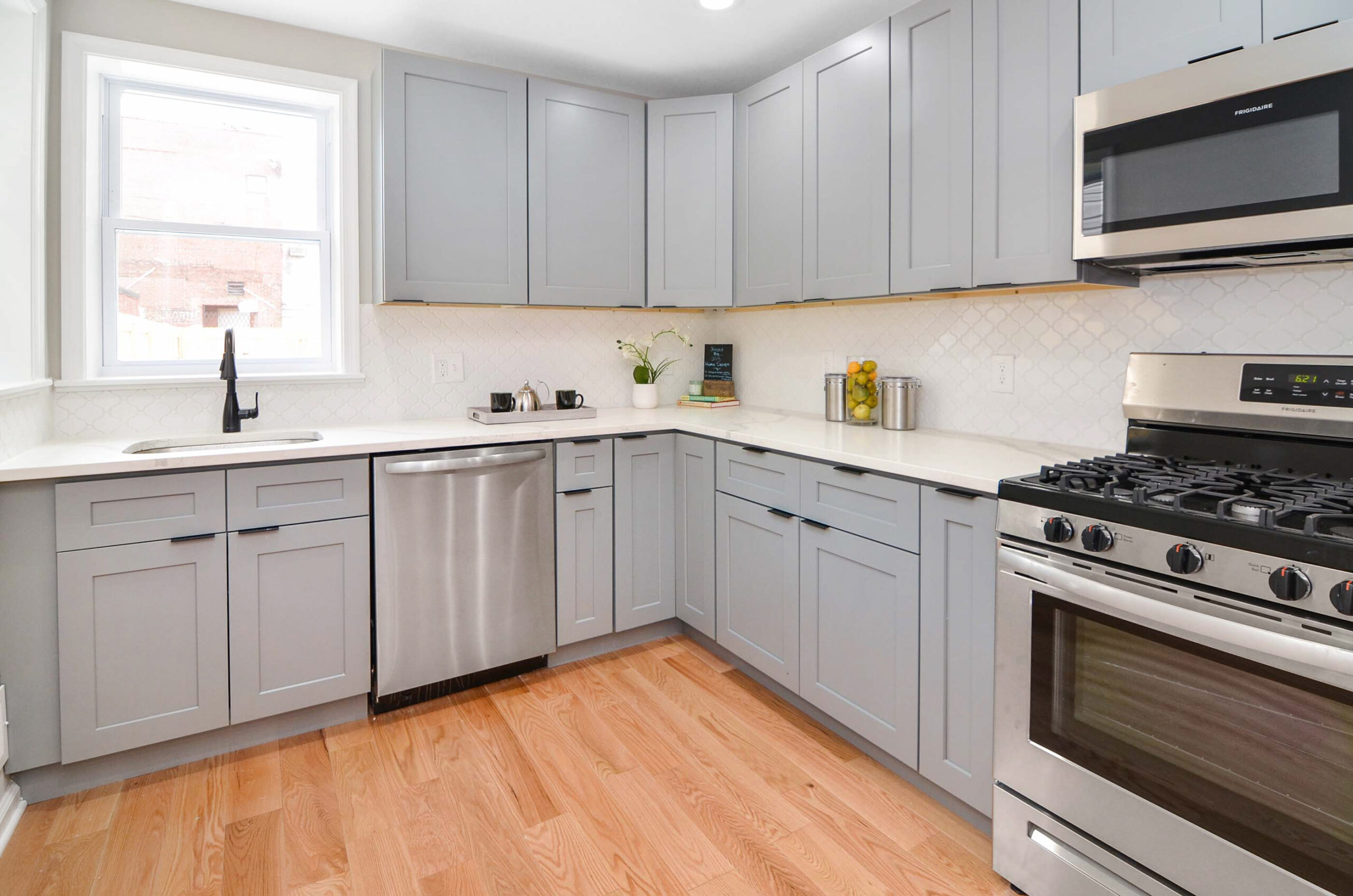 Gray shaker kitchen