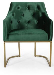 Green dining chair