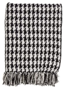 houndstooth throw