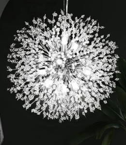 round firework chandelier