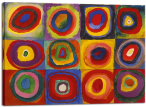 modern circle painting